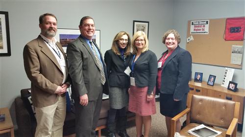 Advocating for public schools with Kenmore and Amherst Educators in Albany.  
